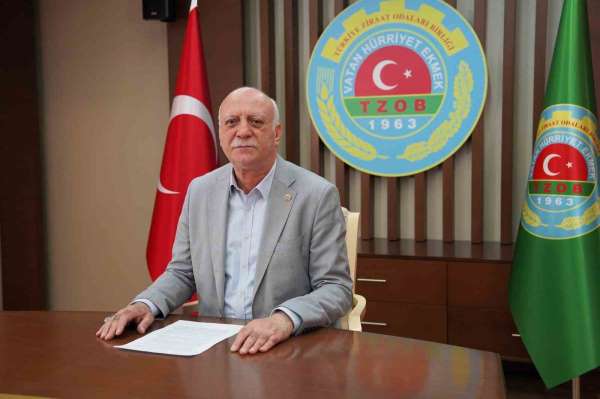 TZOB Başkanı Bayraktar: 'İçinde bulunduğumuz hasat döneminde çiftçilerimiz kuraklıkla nedeniyle yüzde 85'lere