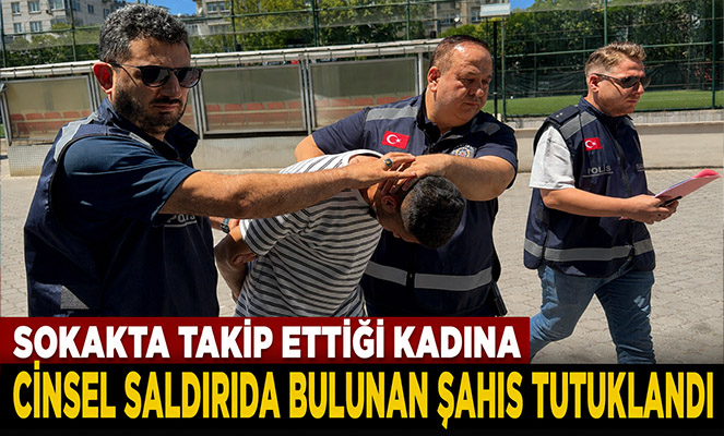 Sokakta takip ettiği kadına cinsel saldırıda bulunan şahıs tutuklandı