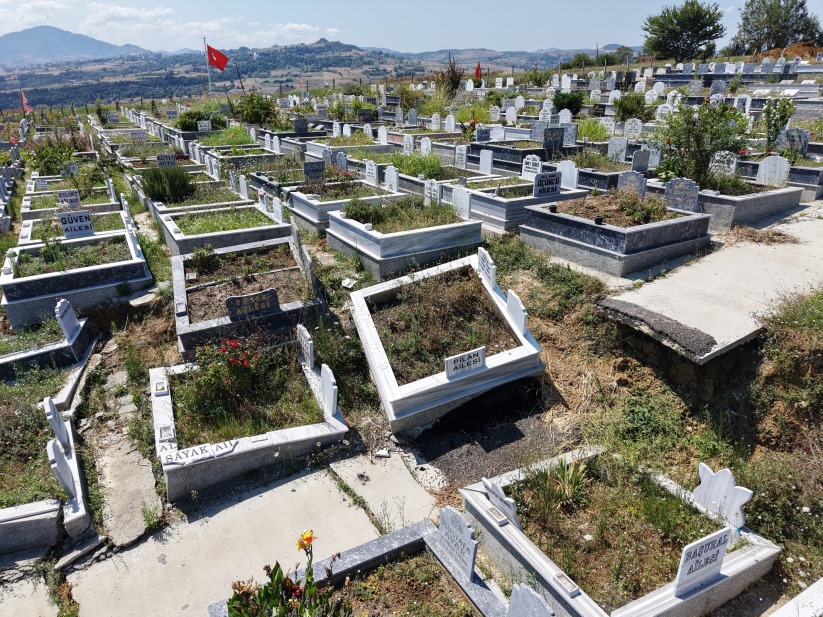 Mezarlıktaki heyelan problemine ODTÜ destekli çözüm