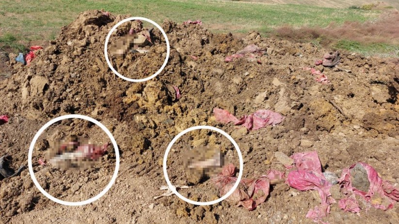 Samsun'da drenaj çalışmasında bulunan insan ayakları polisi alarma geçirdi