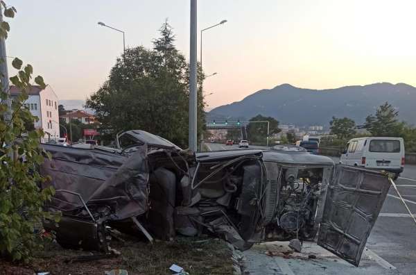 Giresun'da feci kaza: 1 ölü