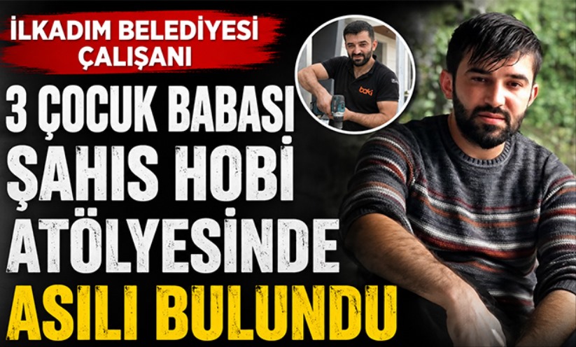Samsun'da 3 çocuk babası şahıs hobi atölyesinde asılı bulundu