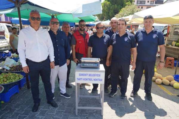Altınoluk Salı Pazarı'nda denetimler sıklaştırıldı