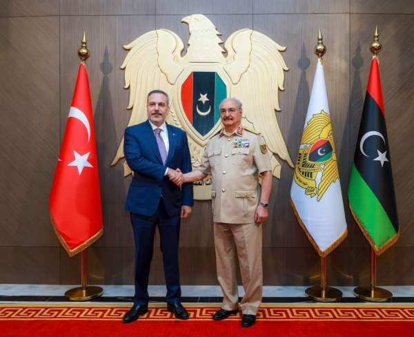Bakan Fidan, Libya Ulusal Ordusu Genel Komutanı Hafter ile görüştü