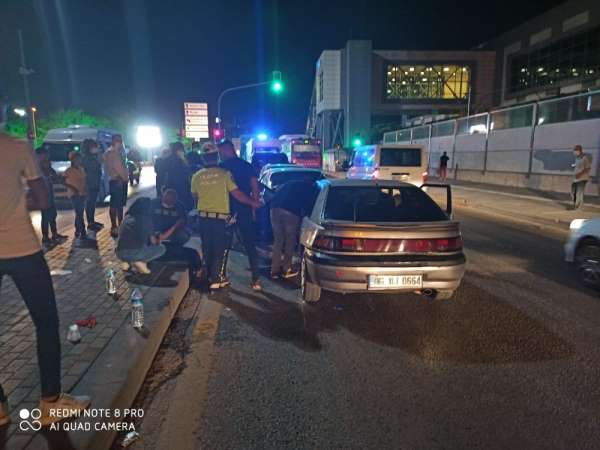 Başkent'te zincirleme kaza :4 yaralı