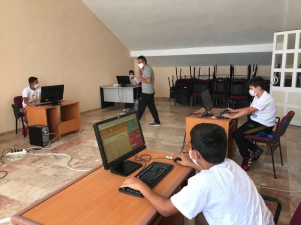 Gençlik ve Spor İlçe Müdürlüğü'nde EBA Merkezi oluşturuldu