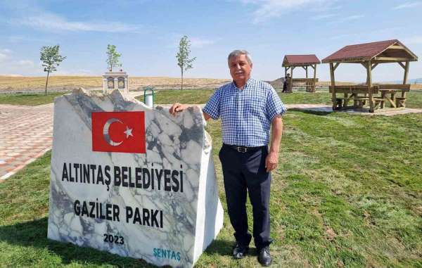 Altıntaş'ta Gaziler Parkı hizmete girdi