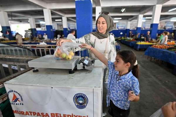 Antalya'da pazarlarda hassas terazi dönemi