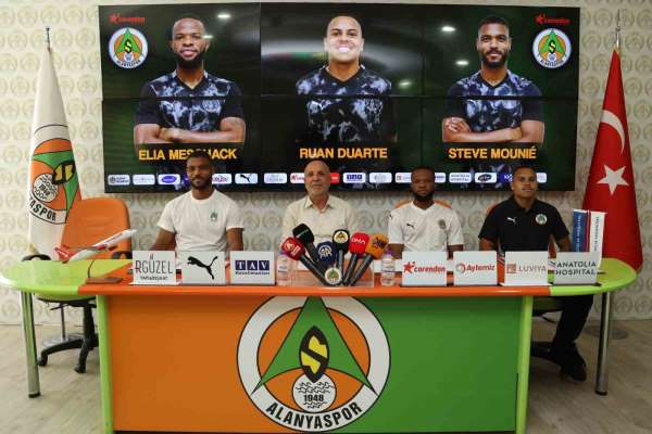 Alanyaspor'dan 3 imza