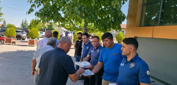 İzmir'de şehit olan polisler için Evren'de Mevlid-i Şerif okutuldu