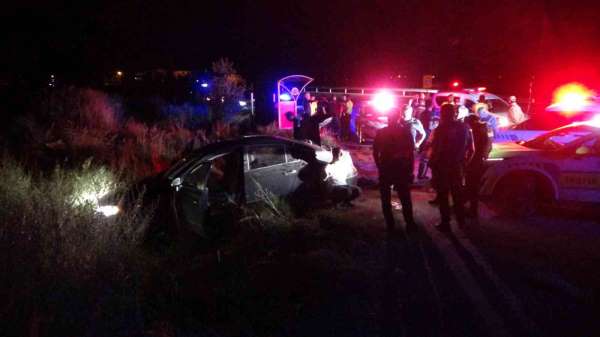 Malatya'da 'dur' ihtarına uymayan araç kaza yaptı: 4 yaralı