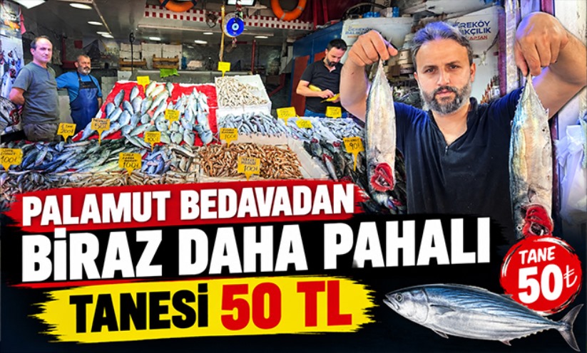 Palamut bedavadan biraz daha pahalı: Tanesi 50 TL