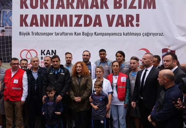 Trabzonspor'dan 'Kurtarmak bizim kanımızda var' projesine destek