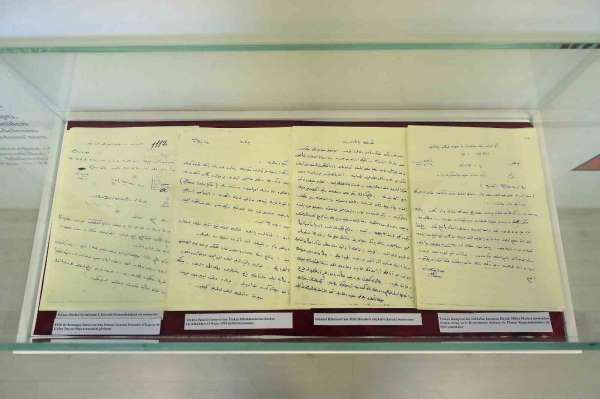 Trakya Paşaeli Müdafaa-İ Hukuk Cemiyeti ile I. Kolordu'ya ait belgeler Lozan Müzesinde sergilenecek