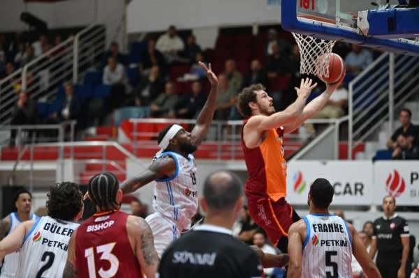 Basketbol Süper Ligi: Aliağa Petkimspor: 75 - Galatasaray: 80