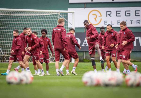Trabzonspor Çaykur Rizespor maçı hazırlıklarını sürdürdü