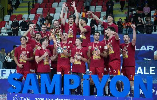 Voleybolda Şampiyonlar Kupası'nı kazanan Galatasaray, 7 yıl sonra kupa sevinci yaşadı
