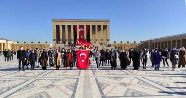 Öğrenciler ödül olarak Ankara'yı gezdi