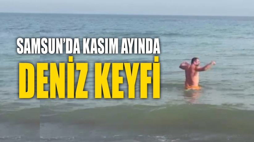 Kasım ayında deniz keyfi