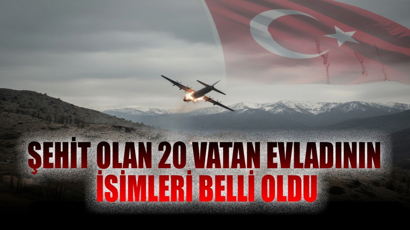 MSB 20 askerin şehit olduğunu açıkladı