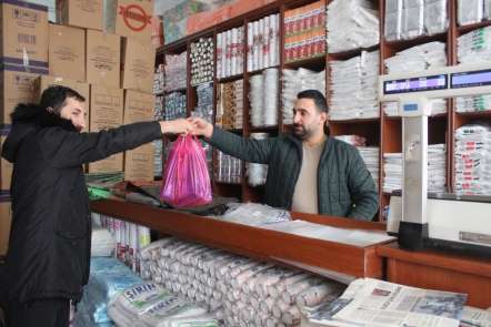 Van'da kilo işi poşet satışları arttı