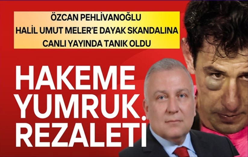 Özcan Pehlivanoğlu, dayak skandalına canlı yayında tanık oldu!