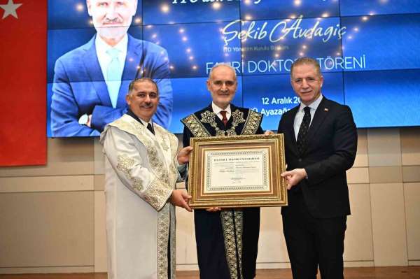 İTO Başkanı Avdagiç'e İstanbul Teknik Üniversitesi'nden 'fahri doktora' unvanı