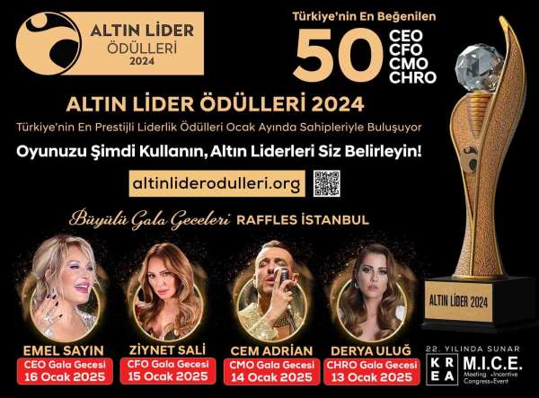 'Altın Lider Ödülleri' için oylama süreci devam ediyor