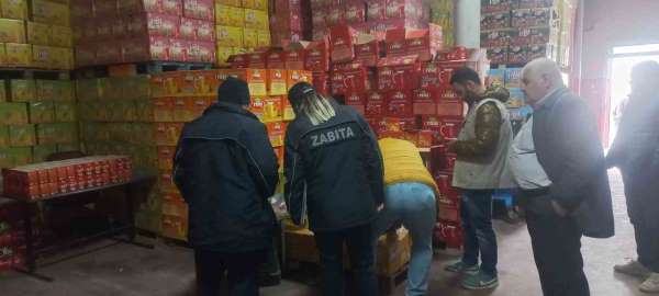 Şehitkamil'de tarihi geçmiş 494 koli ürün imha edildi