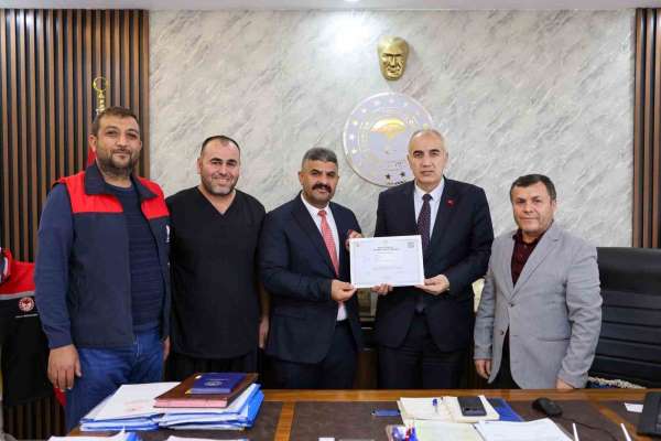 Malatya'ya 4.5 milyon lira ek destek getiren başarı belgesi