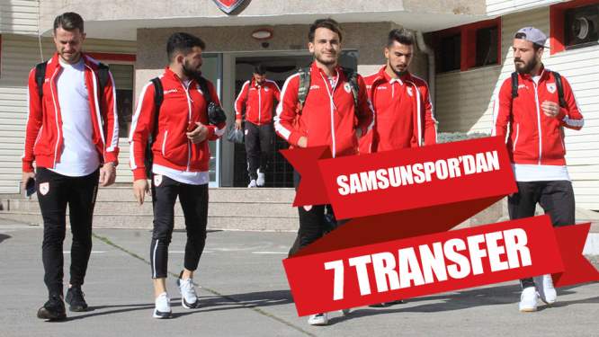  Yılport Samsunspor'dan 7 transfer