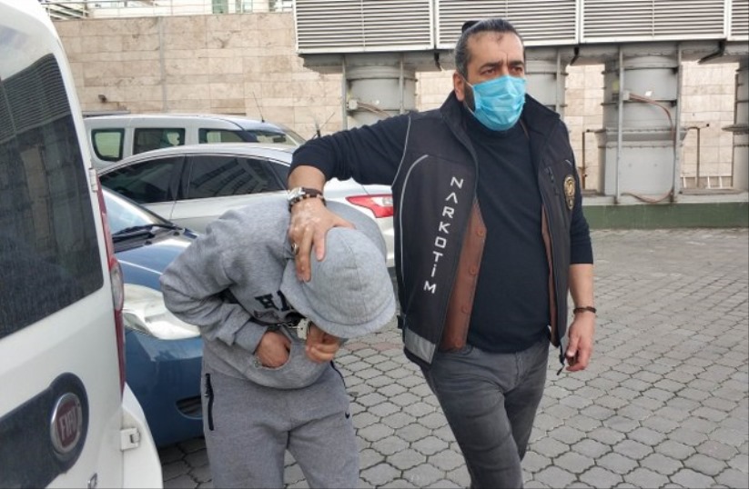 Samsun'da narkotik polisinden operasyon