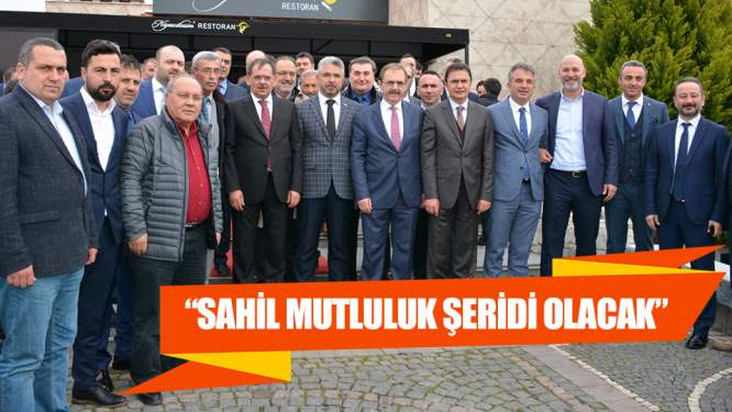 'Sahil mutluluk şeridi olacak'