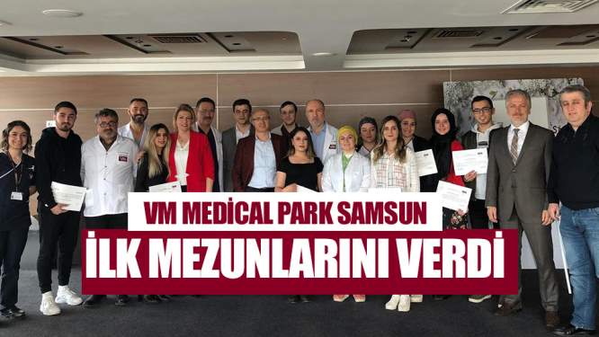 VM Medical Park Samsun ilk mezunlarını verdi