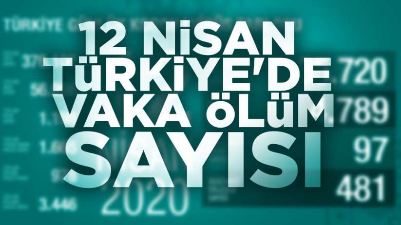 12 Nisan Türkiye'de vaka ölüm sayısı