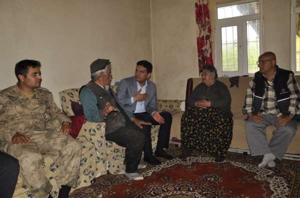Kaymakam Şahin'den şehit annelerine ziyaret