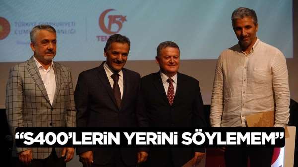 Gazeteci Nedim Şener'den Samsun'da S400 füze' açıklaması 