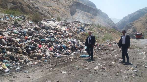 Başkan Karaman, çöp merkezini denetledi 