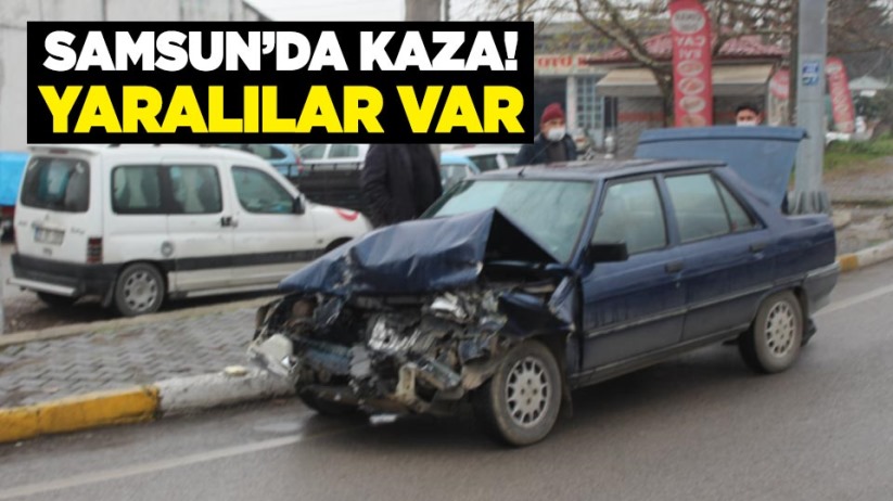 Çarşamba'da kaza! Yaralılar var