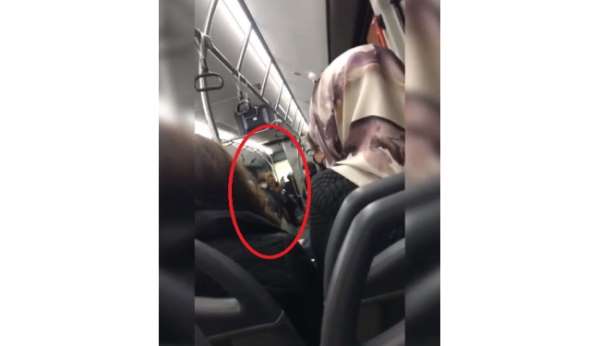 Belediye otobüsünde maskesiz kadın terörü - Bursa haber