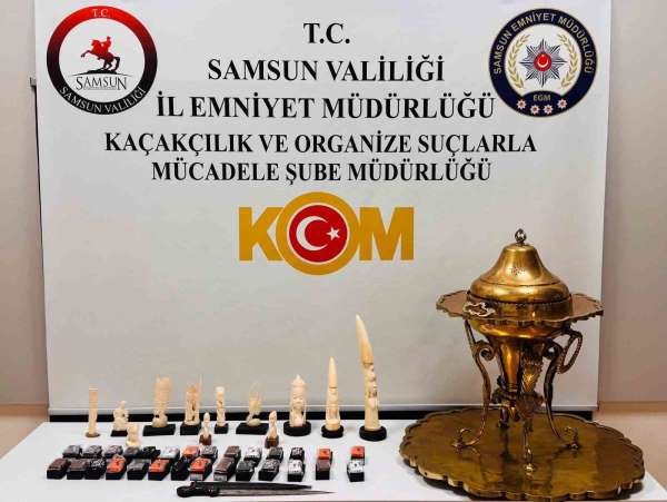 Samsun'da tarihi eser operasyonu