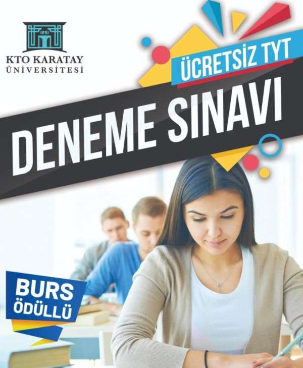 KTO Karatay Üniversitesinden ücretsiz ödüllü TYT deneme sınavı 