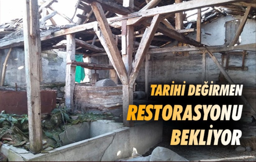Samsun'da tarihi değirmen restorasyonu bekliyor