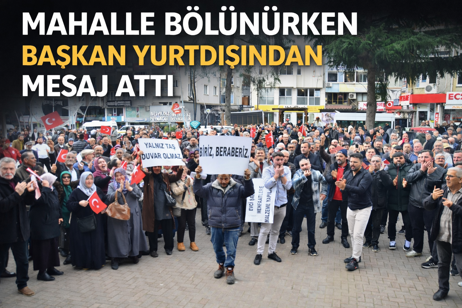 Samsun'da idari yapı değişikliği tepki gördü