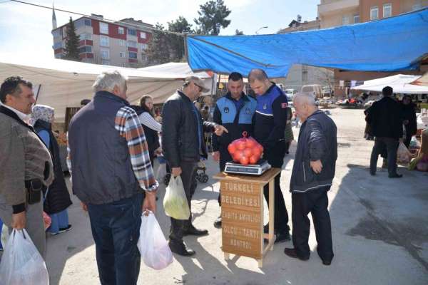 Türkeli'de pazara 'tartı kontrol noktası'