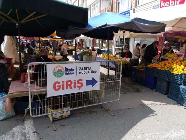 İlkadım'da 7 ayrı mahallede pazar kuruldu