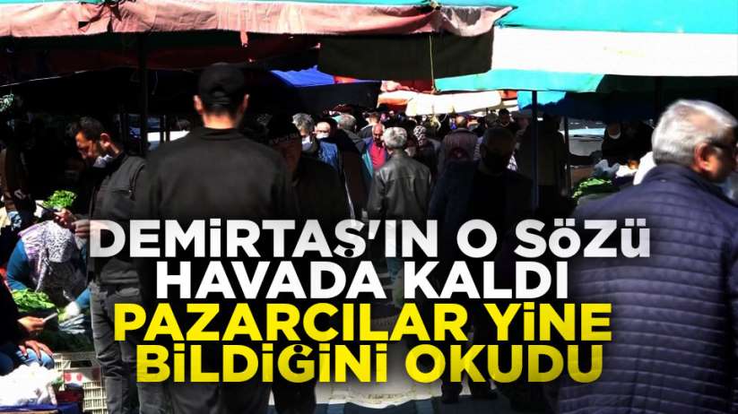Samsun'da halk pazarlara akın etti