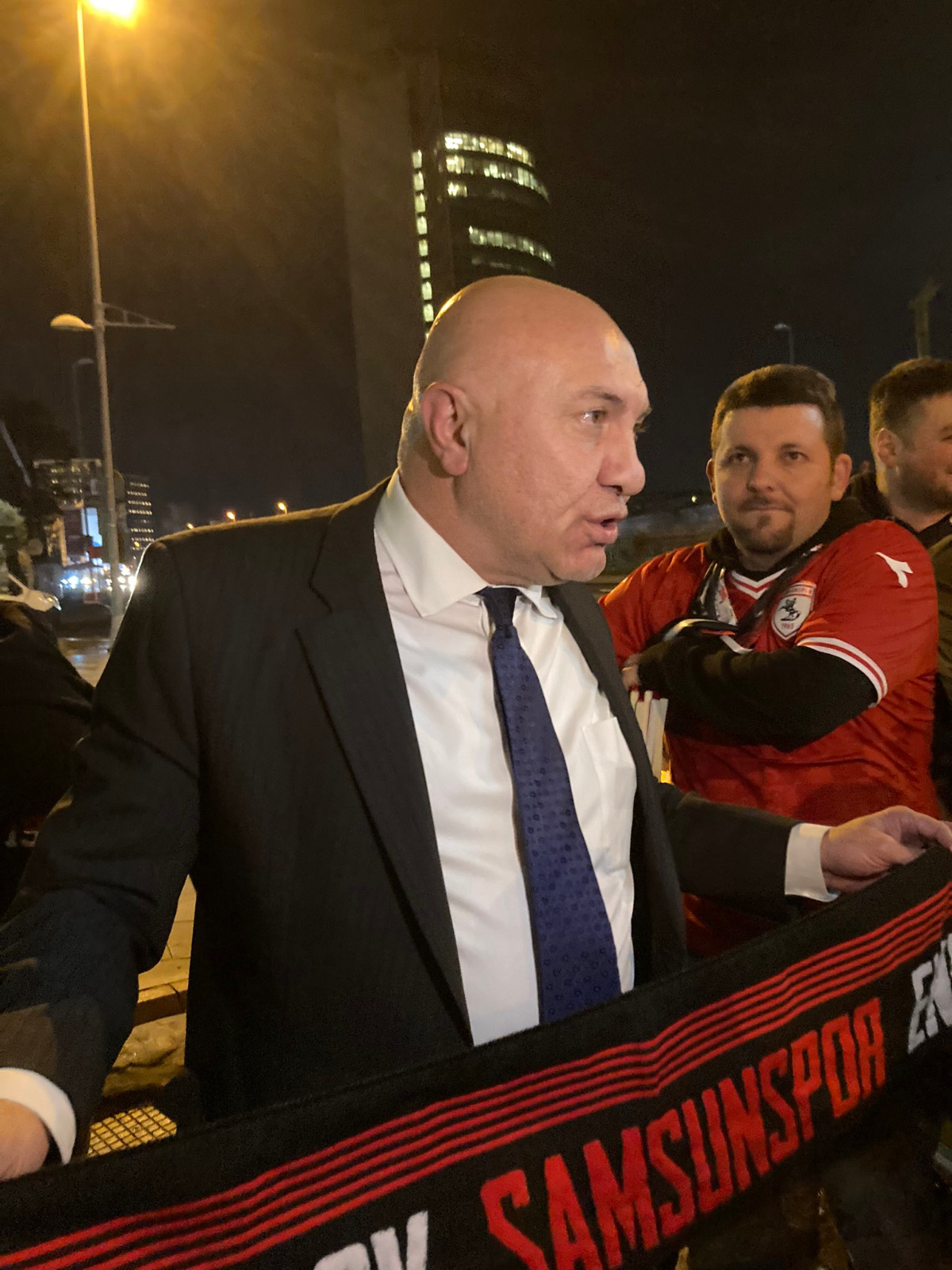Samsunspor Taraftarı Süper Lig'i İstanbul'da Kutladı