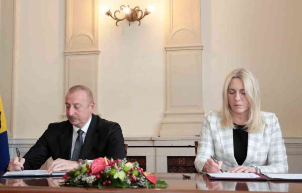 Aliyev: 'Bosna Hersek ile ortak ekonomi komisyonu kuracağız'