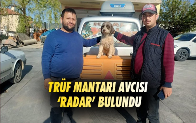 Trüf mantarı avcısı 'Radar' bulundu